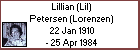 Lillian (Lil) Petersen (Lorenzen)