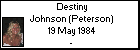 Destiny Johnson (Peterson)