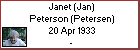 Janet (Jan) Peterson (Petersen)