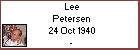 Lee Petersen